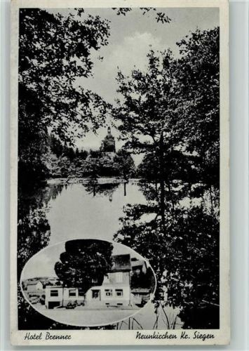 57290 W5908 Neunkirchen , Siegerl - Hotel zum Deutschen Eck - Bes. Brenner , 1937 AK