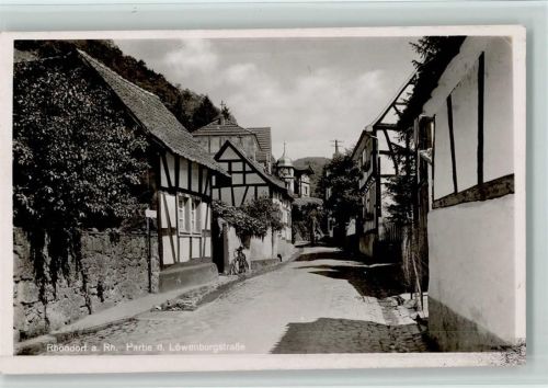 Rhöndorf Löwenburgstraße 1961 AK