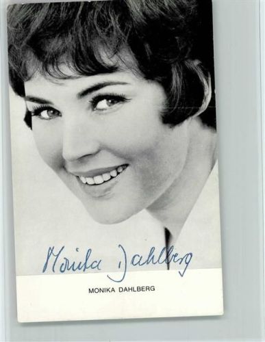 Monika Dahlberg Original Autogramm