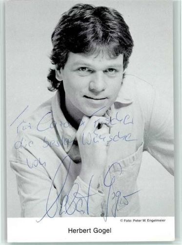 Herbert Gogel Original Autogramm