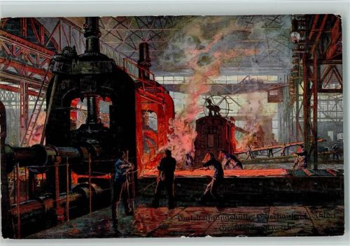 Oberhausen Gutehoffnungshütte , Walzwerk - Berufe