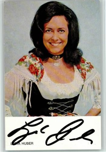 Laura Huber Original Autogramm