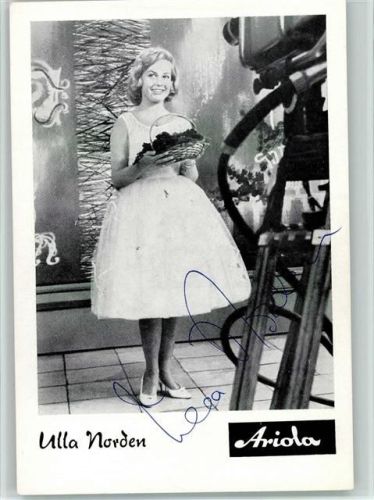 Ulla Norden Original Autogramm Schlagersänger