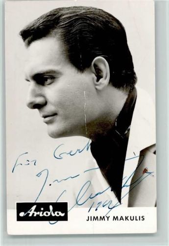 Jimmi Makulis Original Autogramm Schlagersänger