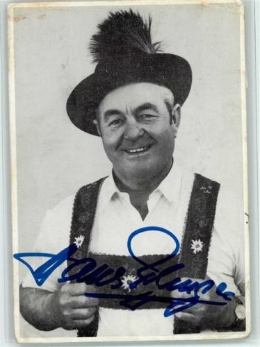 Hans Ritzinger - Original Autogramm