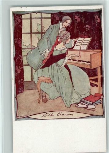 Serie 132 (8 Dess.) Klavierlehrer Cramer, M. (Rie)