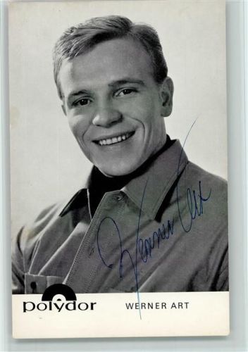 Werner Art Original Autogramm Schlagersänger