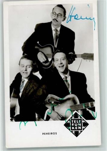 Trio Peheiros Original Autogramm Schlagersänger