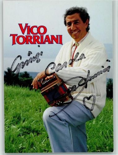Vico Torriani Original Autogramm Schlagersänger