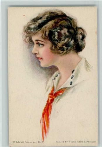 American Girl Nr. Fidler, P. Le M. Künstlerkarte