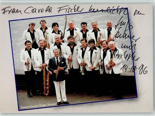 Hugo Strasser Original Autogramm Orchester