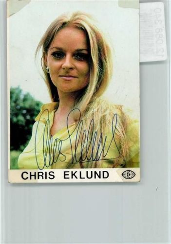 Chris Eklund Original Autogramm