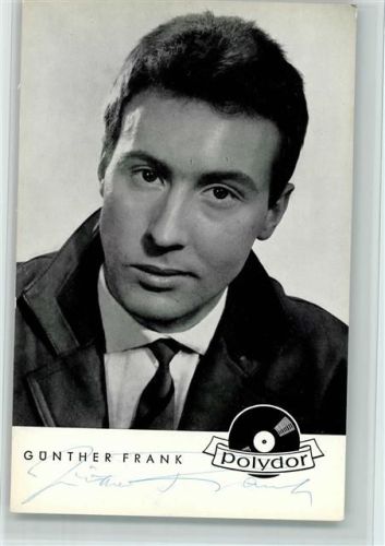 Günther Frank Original Autogramm Schlagersänger