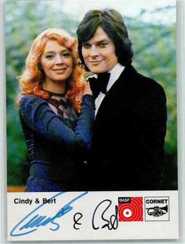 Cindy & Bert Original Autogramm