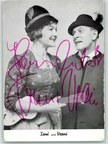 Toni und Vroni Original Autogramm