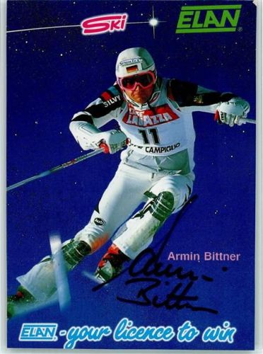 Armin Bittner Original Autogramm Ski