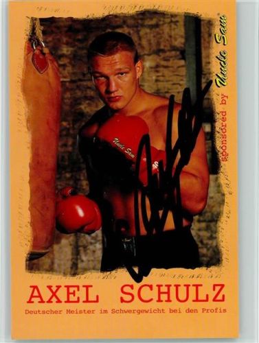 Axel Schulz Original Autogramm