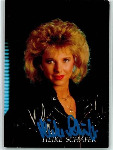 Heike Schäfer Original Autogramm Schlagersänger