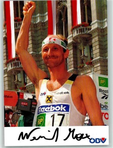 Max Wenisch Marathon Original Autogramm