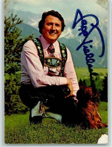 Sepp Viellechner Volksmusik Original Autogramm
