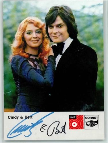 Cindy & Bert Original Autogramm