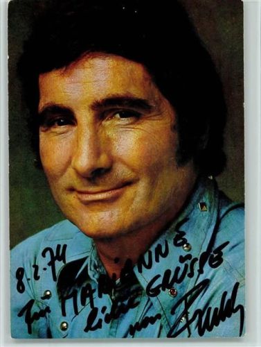 Freddy 1974 Original Autogramm Schlagersänger
