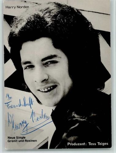 Harry Norden Original Autogramm Schlagersänger