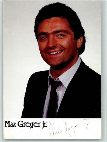 Max Greger Original Autogramm