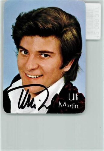Ulli Martin Original Autogramm Schlagersänger