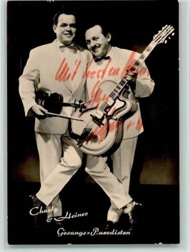 Charly & Heiner Gesangs Parodisten Original Autogramm