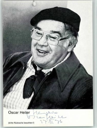 Oscar Heiler 1976 Original Autogramm