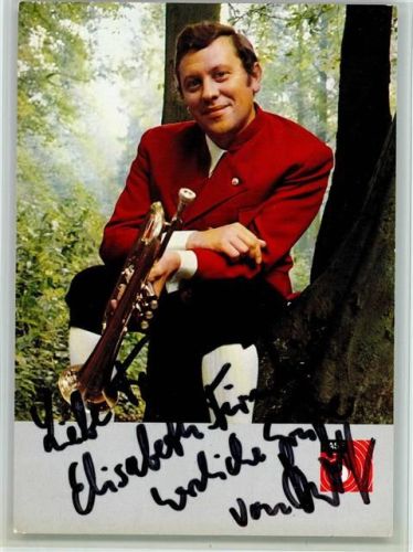Robert Wolf Trompeter Original Autogramm Musiker