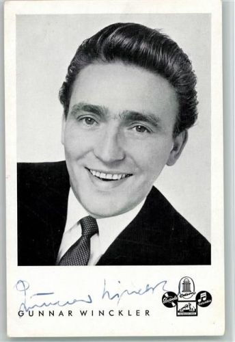 Gunnar Winckler Original Autogramm