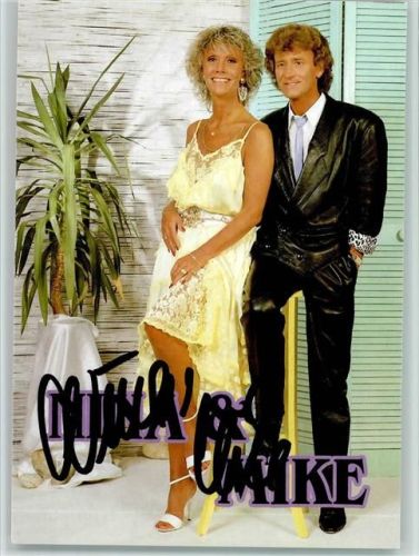 Nina & Mike Original Autogramm Schlagersänger