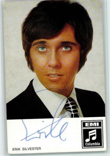 Erik Silvester Original Autogramm Schlagersänger