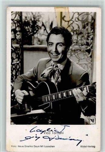 Vico Torriani Original Autogramm Schlagersänger