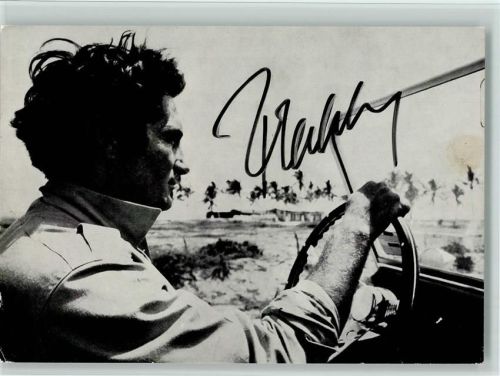 Freddy im Auto Original Autogramm Schlagersänger