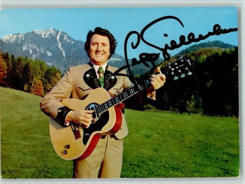 Sepp Viellechner Volksmusik Original Autogramm Schlagersänger