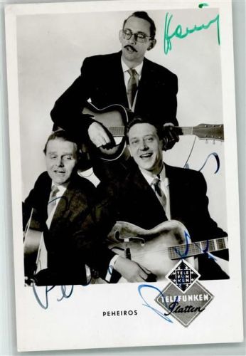 Trio Peheiros Original Autogramm Schlagersänger