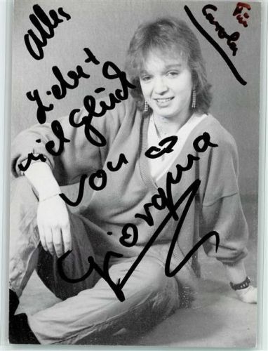 Giorgina Original Autogramm