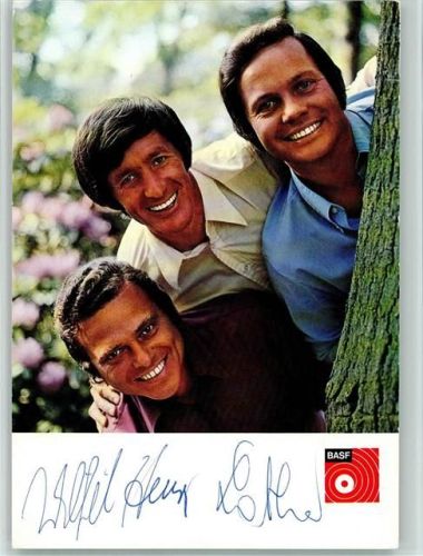 Medium Terzett Original Autogramm Schlagersänger