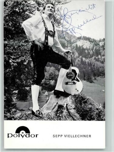 Sepp Viellechner Volksmusik Original Autogramm Schlagersänger