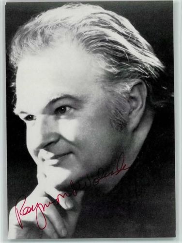 Raymund Wolansky -Original Autogramm Opernsänger