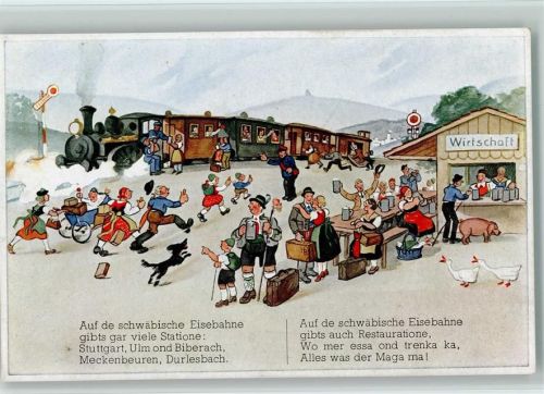 Serie 170 in 4 Bildern , Bild 1 - Schwäbische Eisenbahn