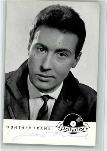 Günther Frank Original Autogramm Schlagersänger