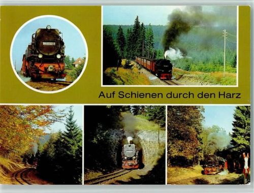 Auf Schienen durch den Harz 1986 AK