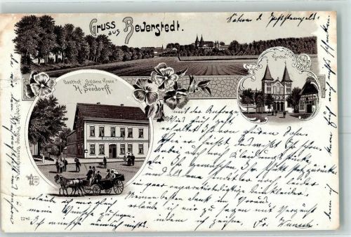Beverstedt Gasthaus Goldene Krone H. Seedorf Kirche