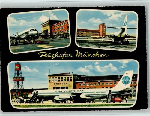 Pan American , versch. Abbildungen 1966 AK Flughafen