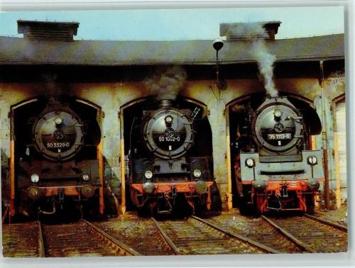 O8255 Nossen Bahnbetriebswerk - Dampflokparade anläßlich der DMV Sonderfahrt 11.5. 1985 Lokomotive
