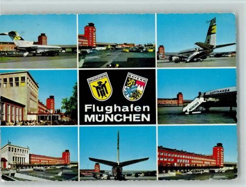Wappen - versch. Abbildungen 1964 AK Flughafen